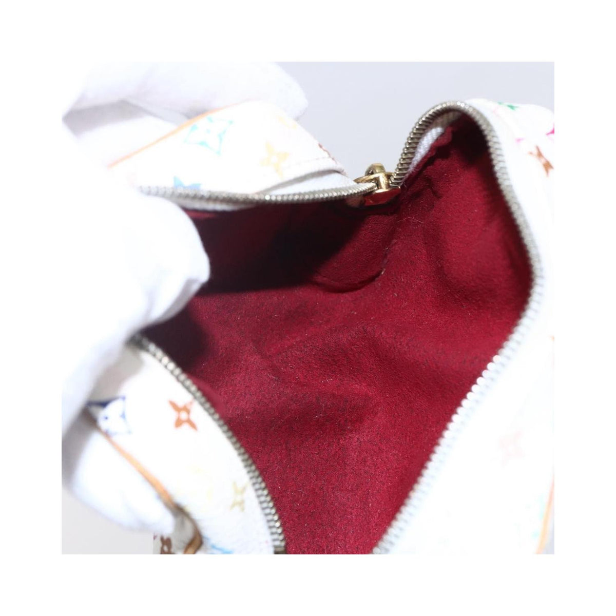 Pochette Louis Vuitton Wapity in tela - Bianca