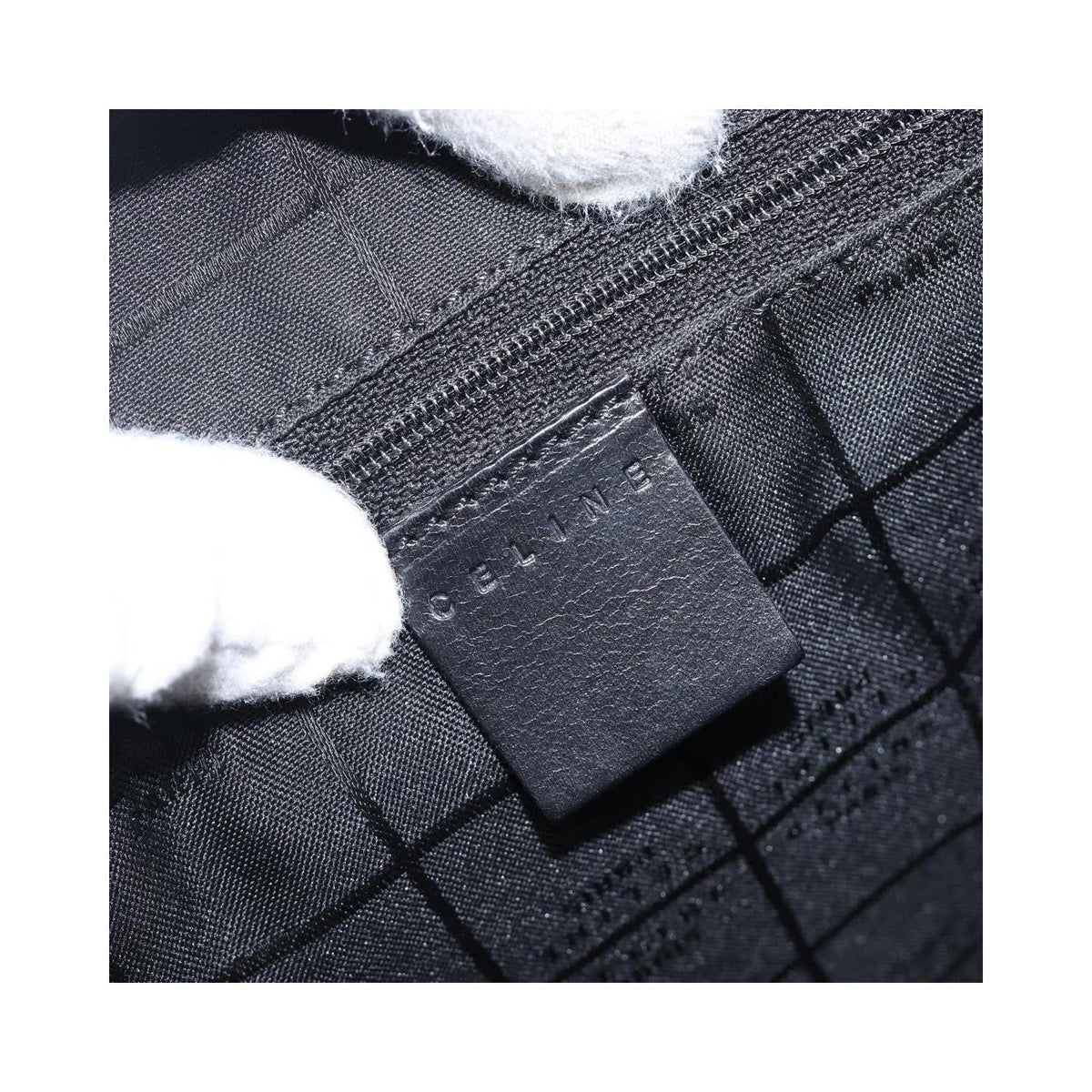 Sac À Main Celine Boston Toile - Noir
