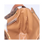 Sac Celine Macadam Shoulder Bag Toile - Marron