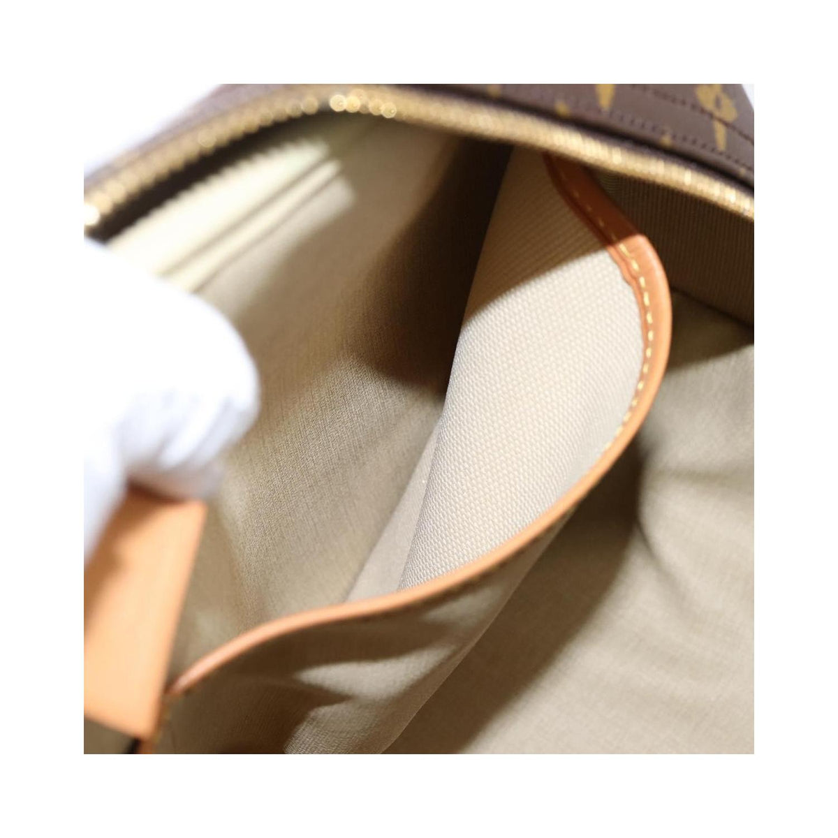 Sac À Main Louis Vuitton Deauville Mini Toile - Marron