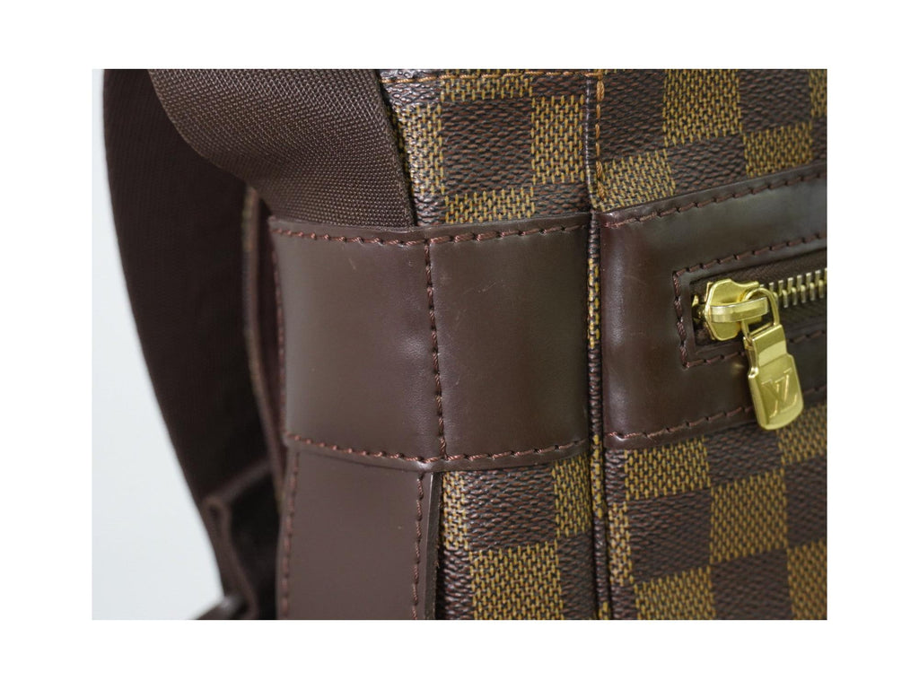 Borsa a spalla Louis Vuitton Bastille PM in tela - Marrone