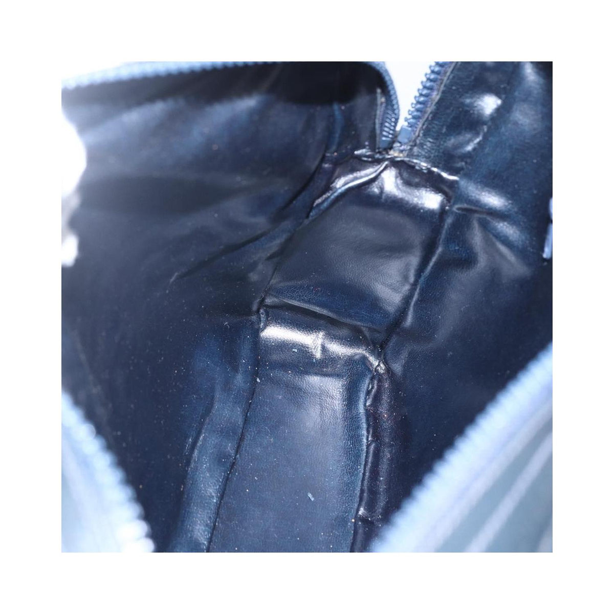 Sac Porté Épaule Celine C Macadam Shoulder Bag Daim - Bleu Marine