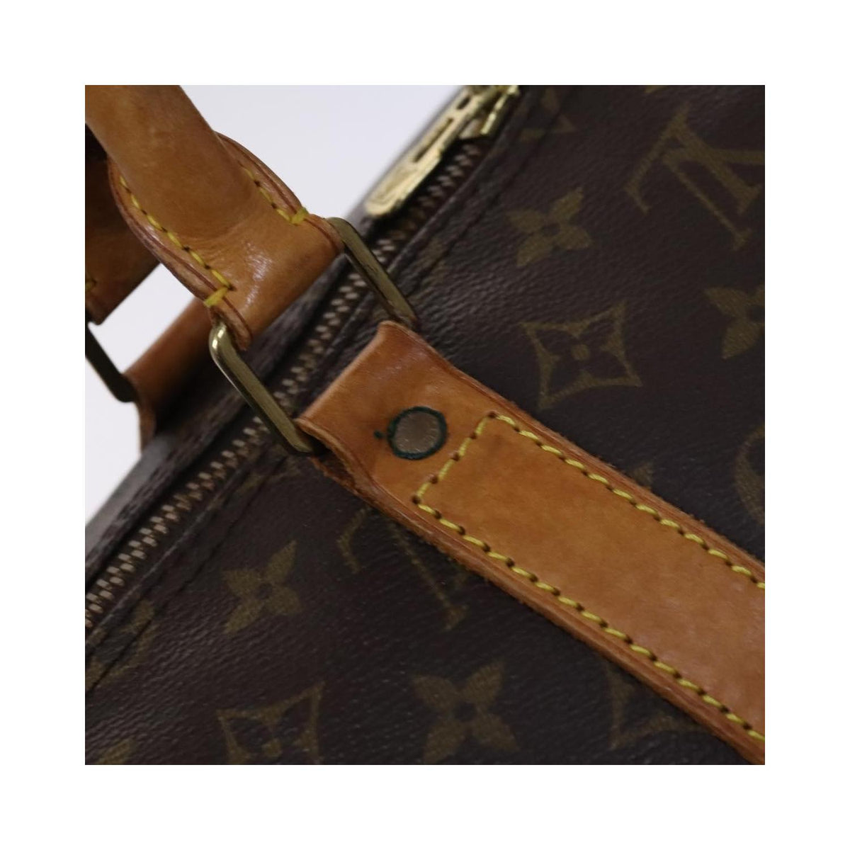 Louis Vuitton Keepall 55 canvas travel bag – brown