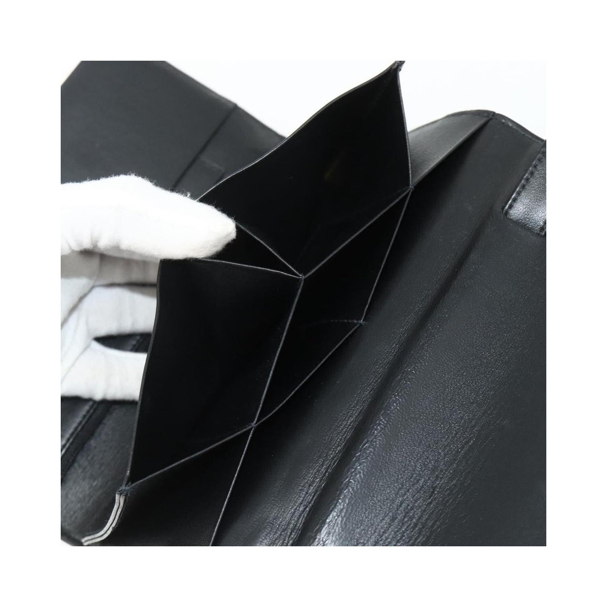 Pochette Chanel Flap Clutch Cuir - Noir