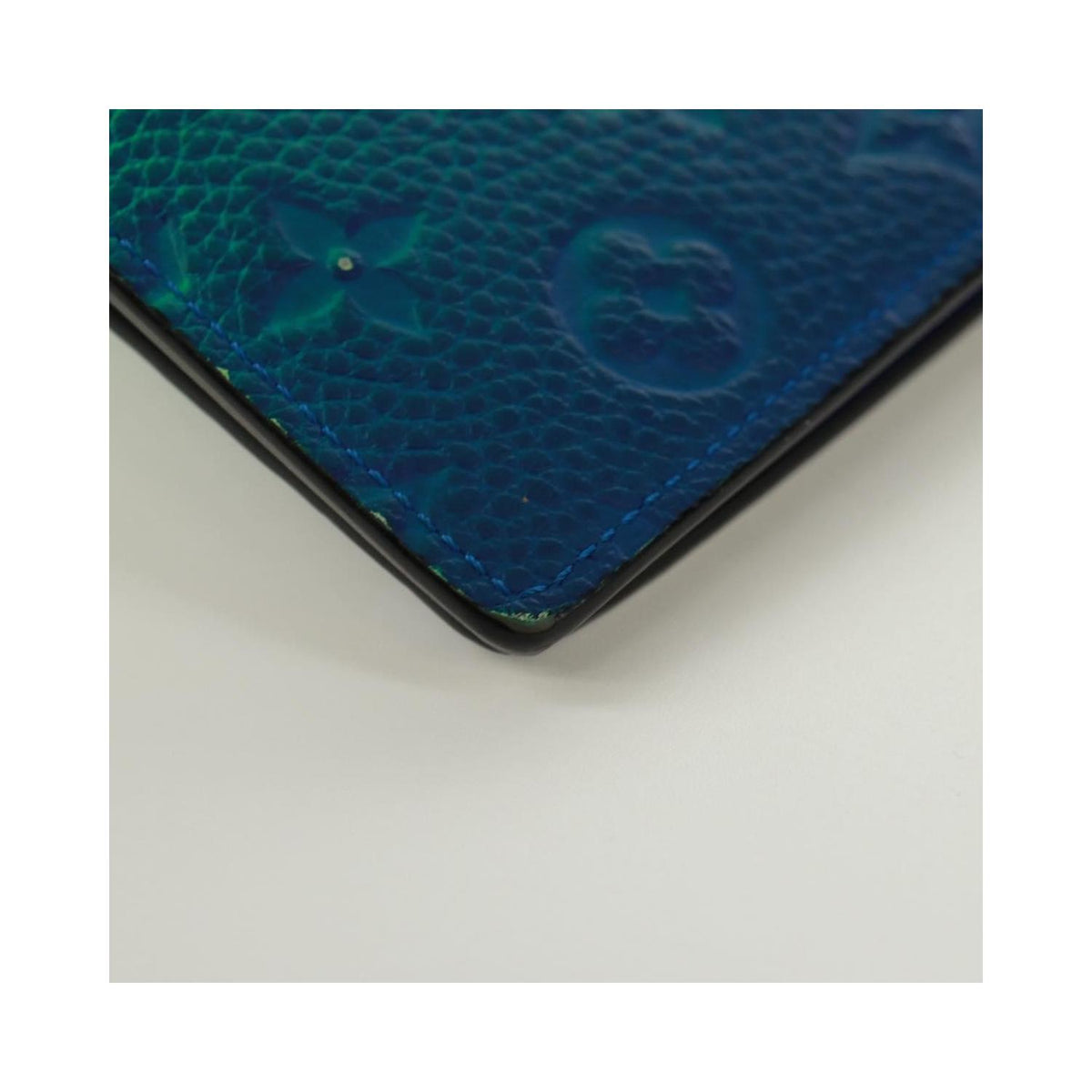Portefeuille Louis Vuitton Brazza Cuir - Vert