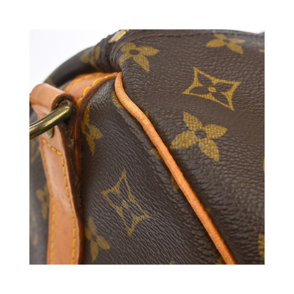 Sac De Voyage Louis Vuitton Keepall Bandoulière 60 Toile - Marron