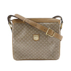 Sac Porté Épaule Celine Macadam Shoulder Bag Pvc - Beige
