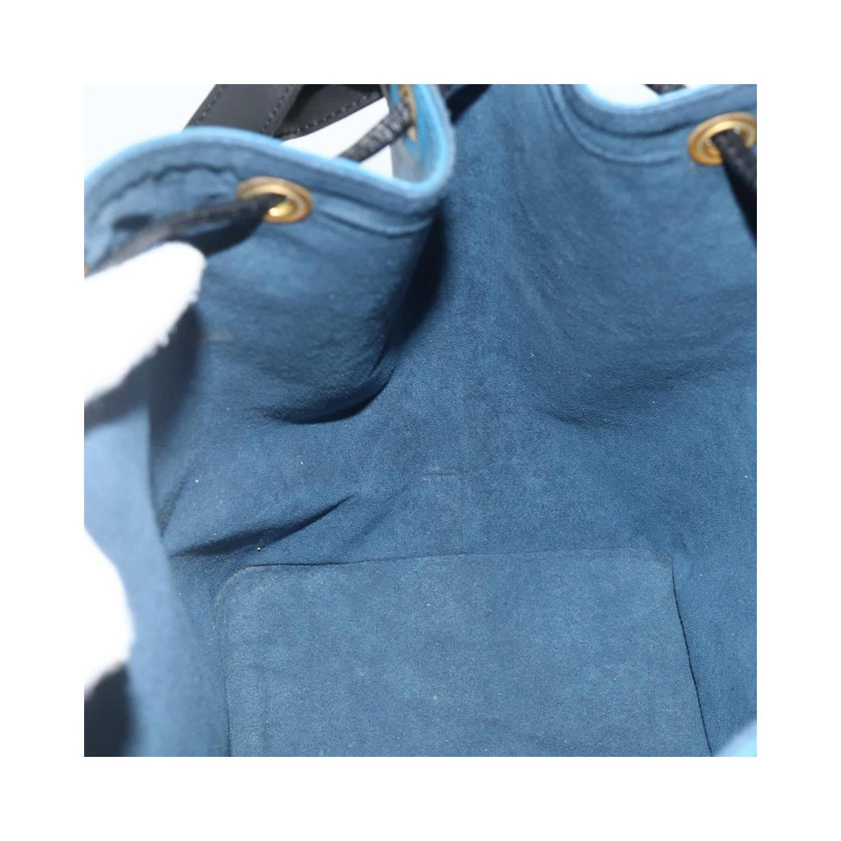 Sac Porté Épaule Louis Vuitton Bicolor Petit Noe Cuir - Bleu