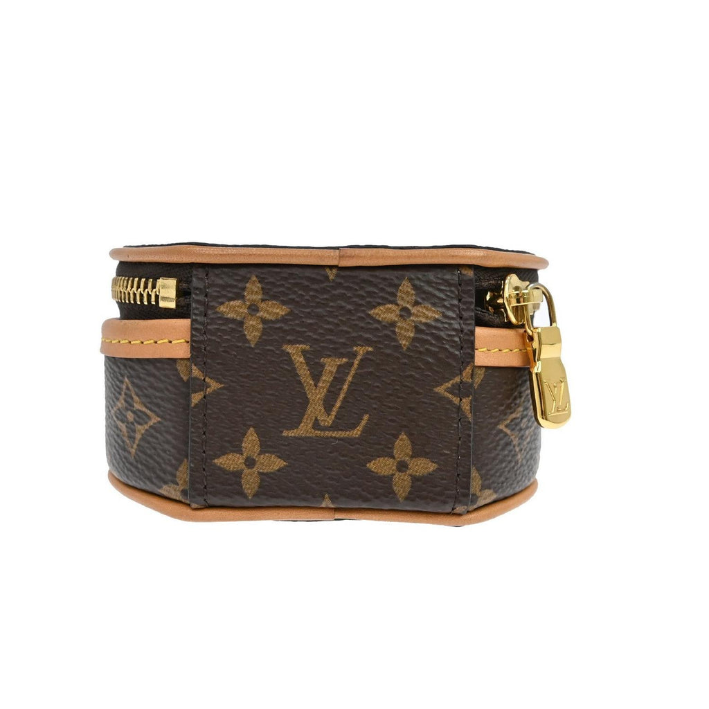 Louis Vuitton – Boite Chapeau Coin Purse Micro Toile Pochette – Braun
