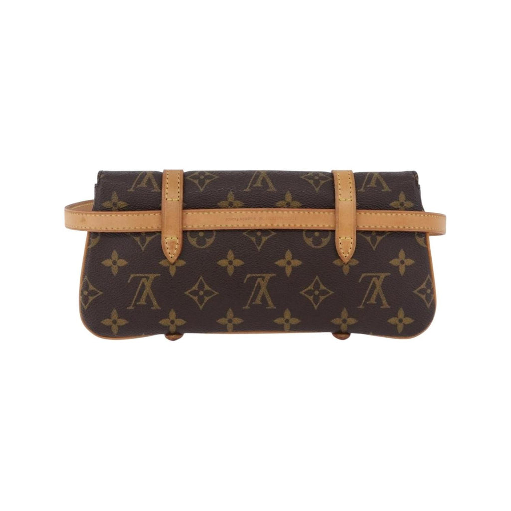 Sac À Main Louis Vuitton Marelle Waist Toile - Marron