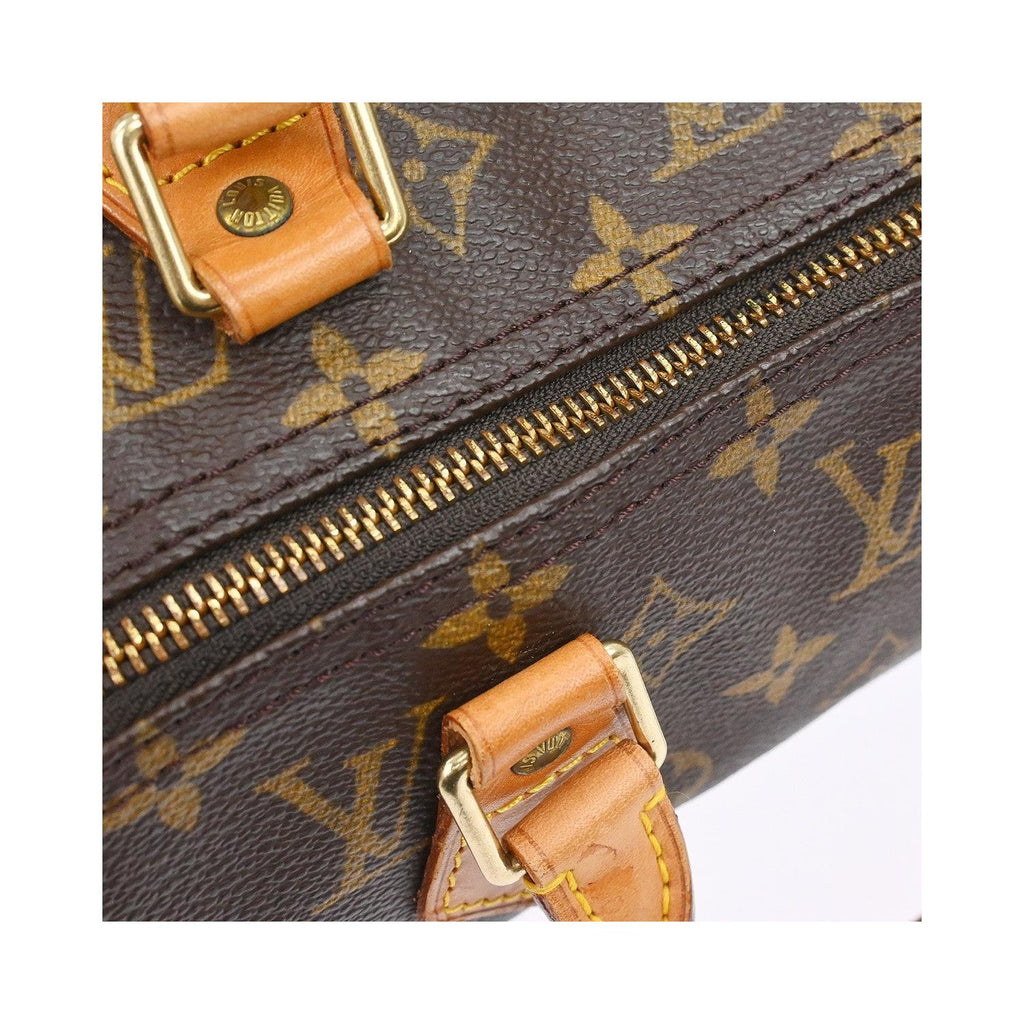 Louis Vuitton - Bolso de mano Speedy 40 de lona - Marrón