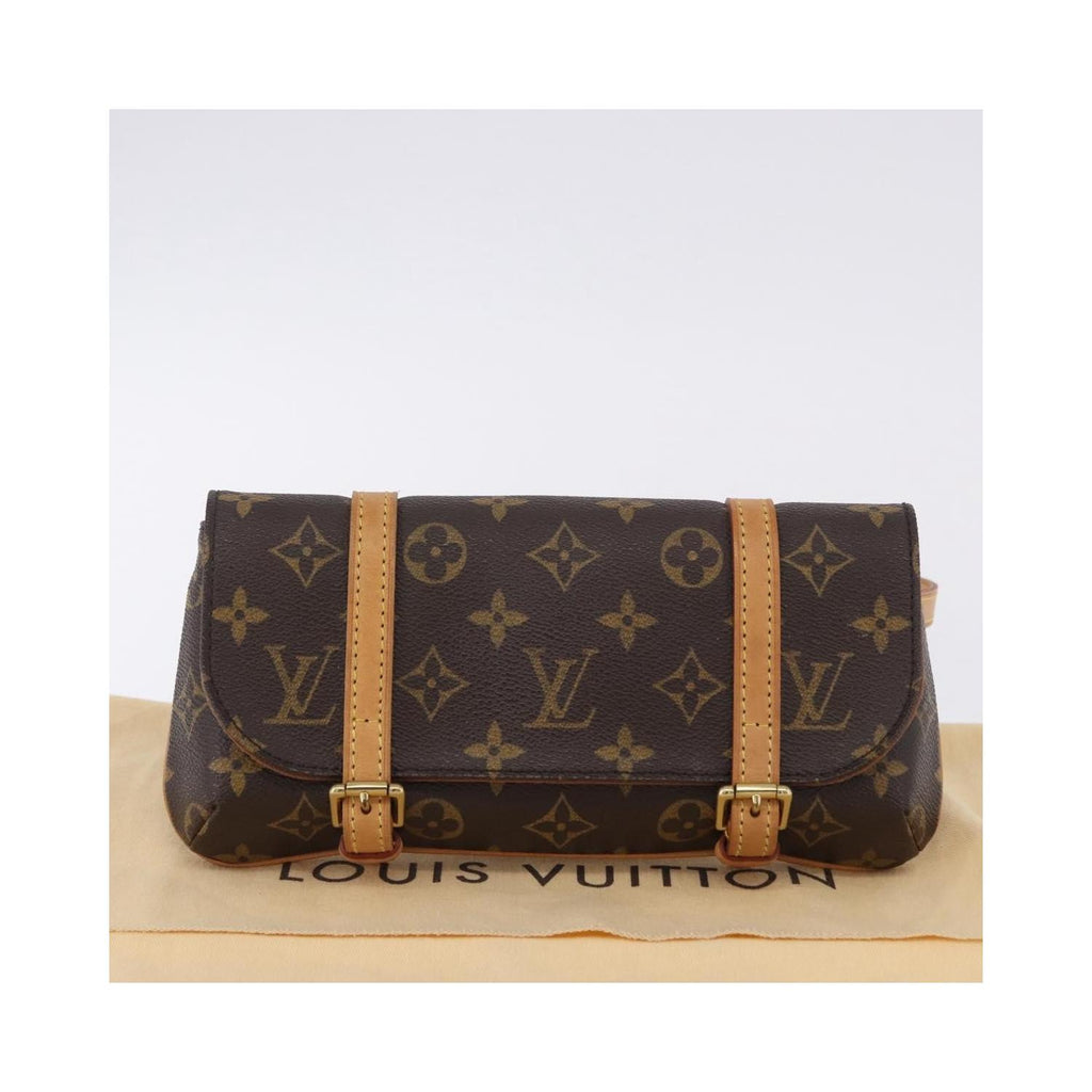 Sac À Main Louis Vuitton Marelle Waist Toile - Marron