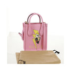 Cabas Gucci Vertical Tote Mini Cuir - Rose