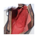 Pochette Louis Vuitton Trousse Make Up Small Toile - Marron