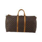 Sac De Voyage Louis Vuitton Keepall Bandoulière 60 Toile - Marron