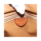 Sac À Main Celine Macadam Handbag Toile - Marron
