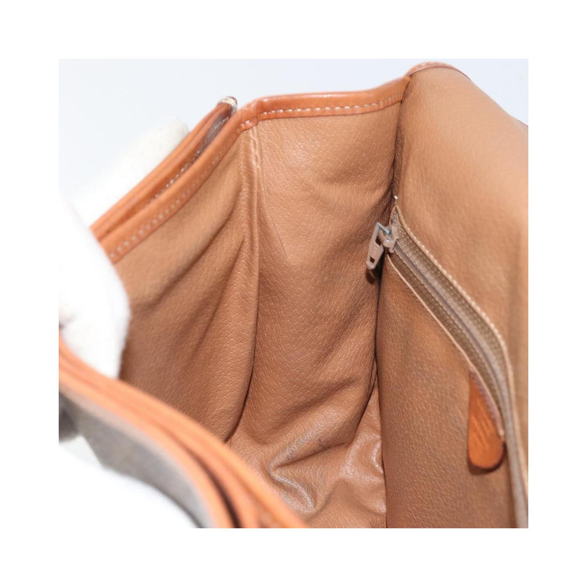 Sac Porté Épaule Celine Macadam Shoulder Bag Pvc - Marron
