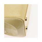 Sac Louis Vuitton Brea Handbag Mm Cuir Verni - Beige