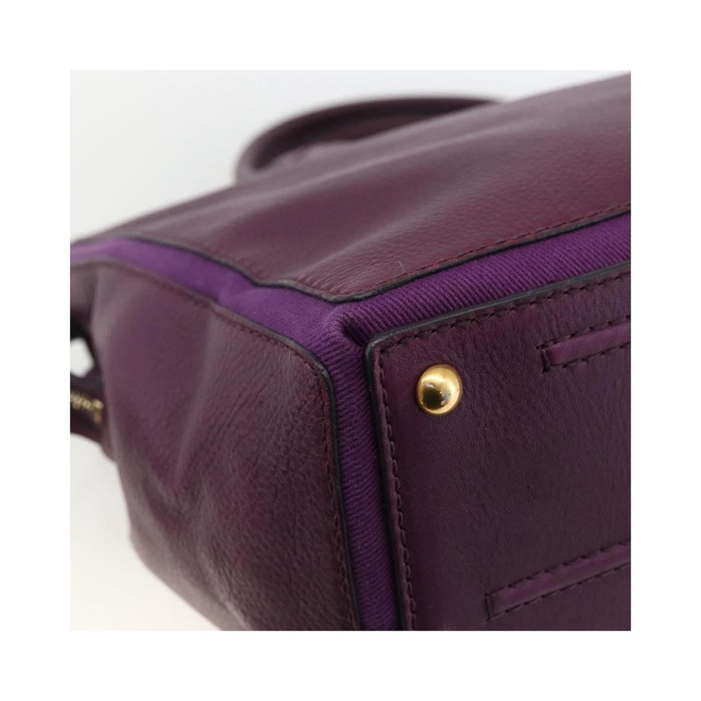 Cabas Saint Laurent Bicolor Muse Two Cabas Cuir - Violet