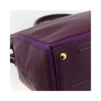 Cabas Saint Laurent Bicolor Muse Two Cabas Cuir - Violet