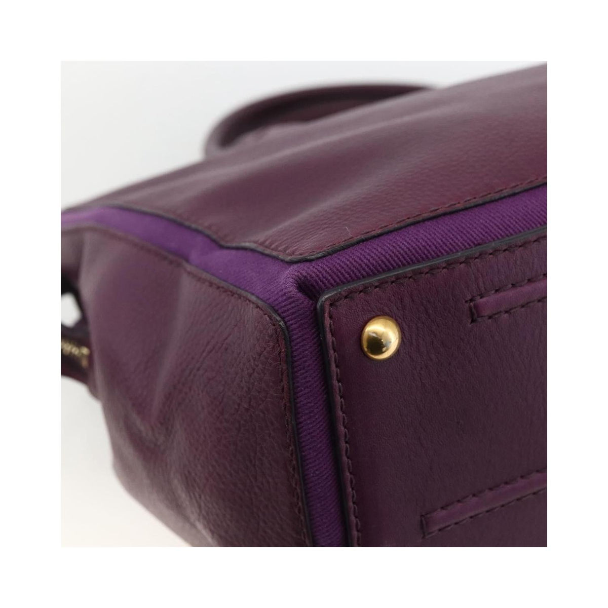 Cabas Saint Laurent Bicolor Muse Two Cabas Cuir - Violet