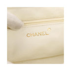 Pochette Chanel Full Flap Wallet On Chain Cuir - Blanc