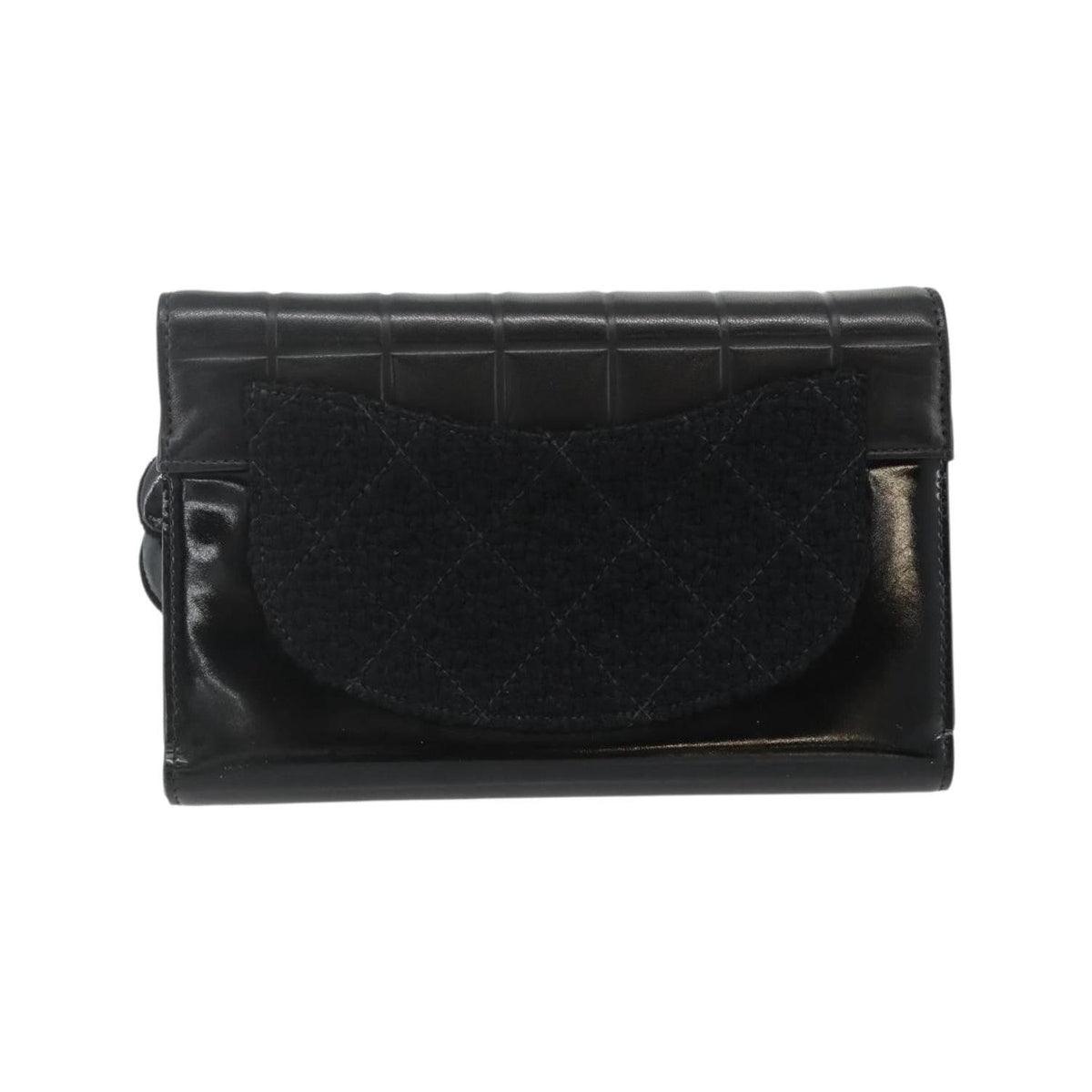 Pochette Chanel Flap Clutch Cuir - Noir