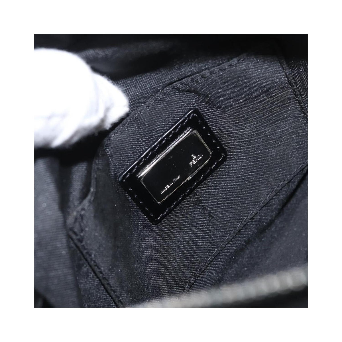 Sac À Main Fendi Vintage Handbag Toile - Noir