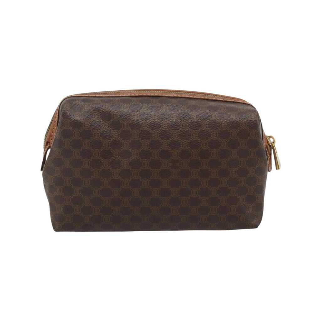 Pochette Celine C Macadam Toile - Marron