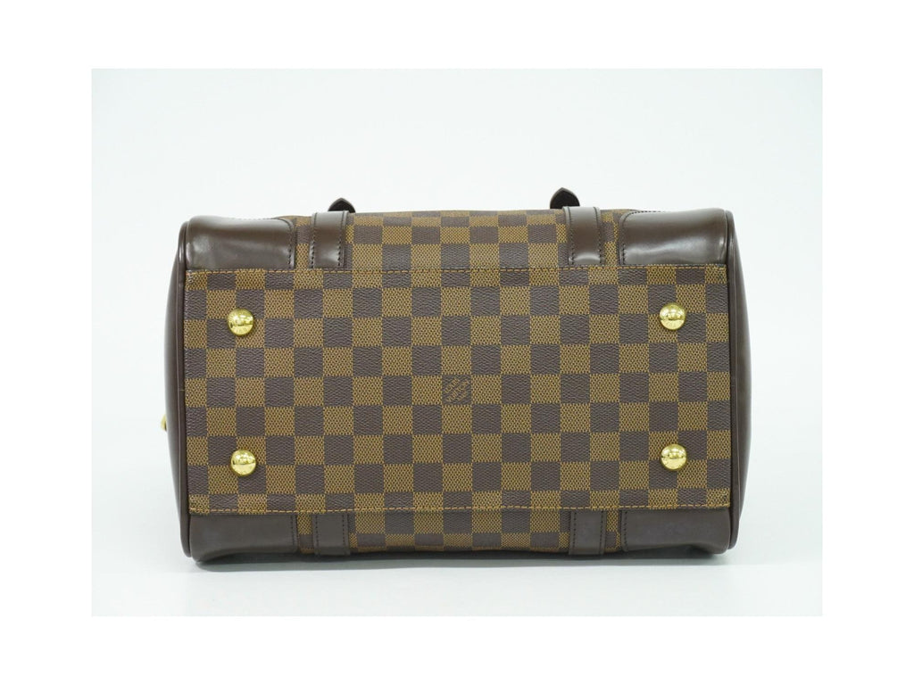 Sac À Main Louis Vuitton Berkeley Handbag Toile - Marron