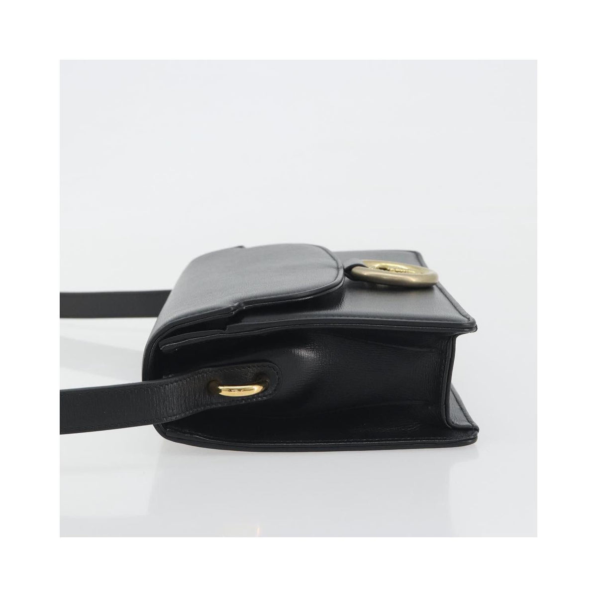 Sac Porté Épaule Gucci Gg Ring Small Cuir - Noir