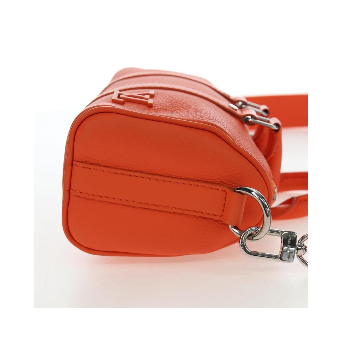 Sac Porté Épaule Louis Vuitton City Keepall Cuir - Orange