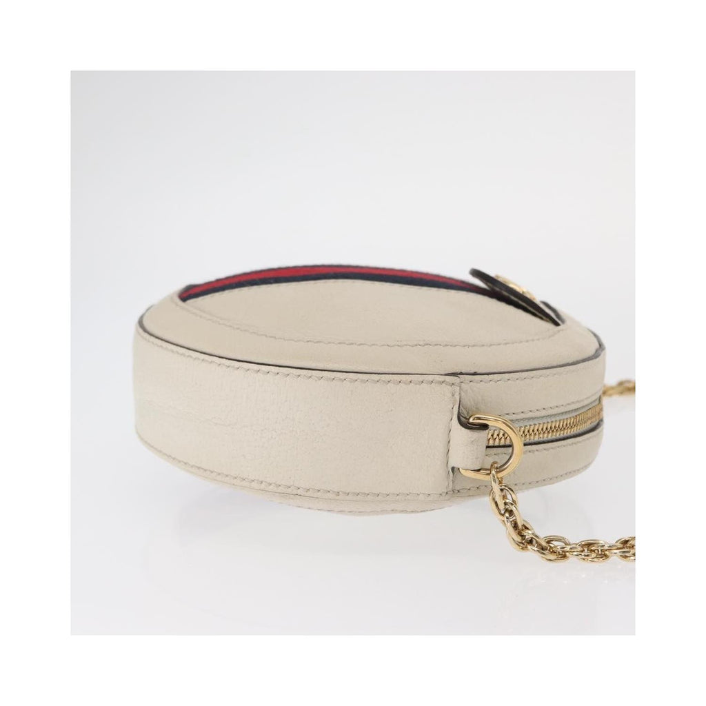 Sac Porté Épaule Gucci Gg Marmont Medium Cuir - Blanc