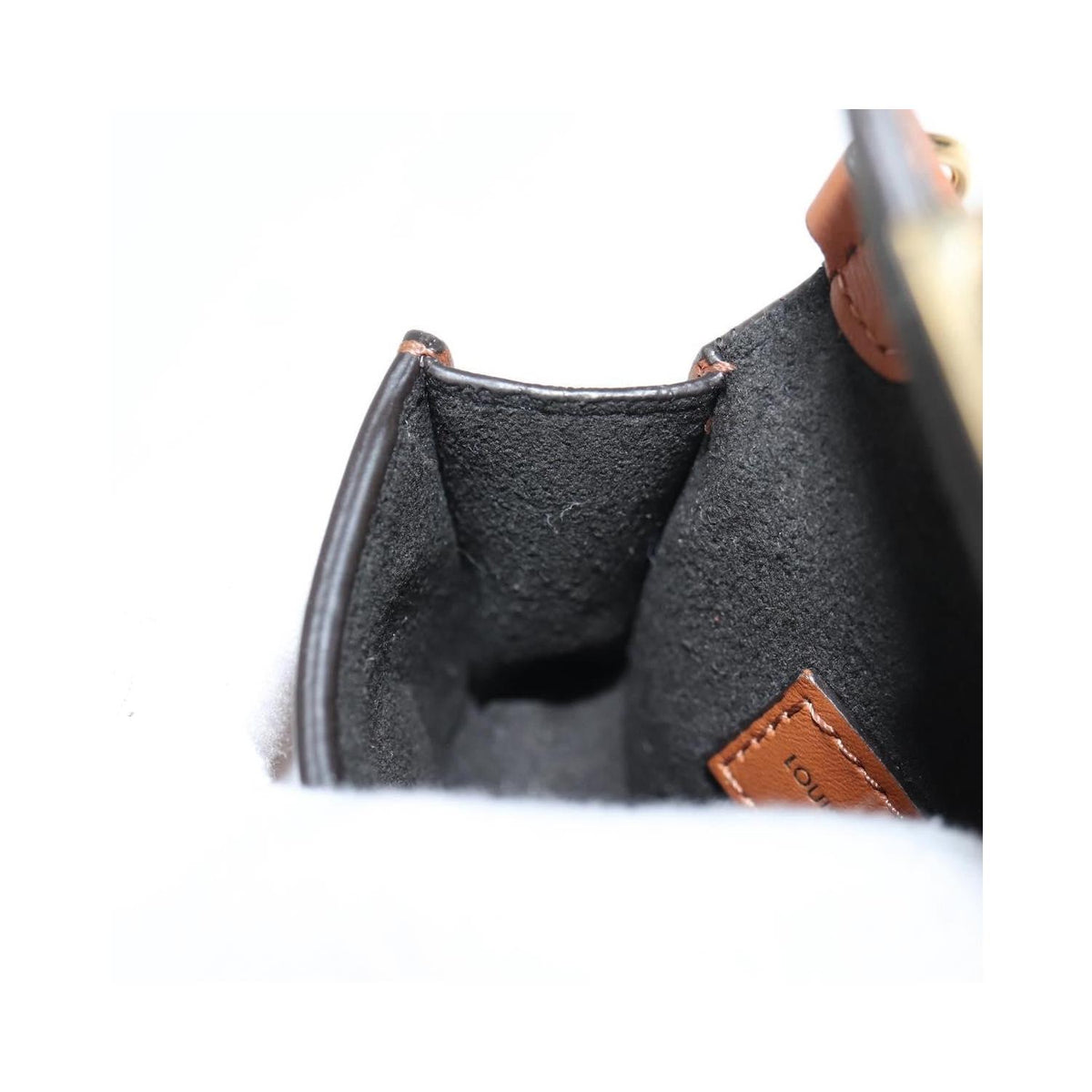 Sac Porté Épaule Louis Vuitton Dauphine Mini Toile - Marron