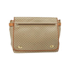 Sac Celine Macadam Shoulder Bag Toile - Beige