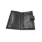 Portefeuille Chanel Timeless Cc French Long Cuir - Noir