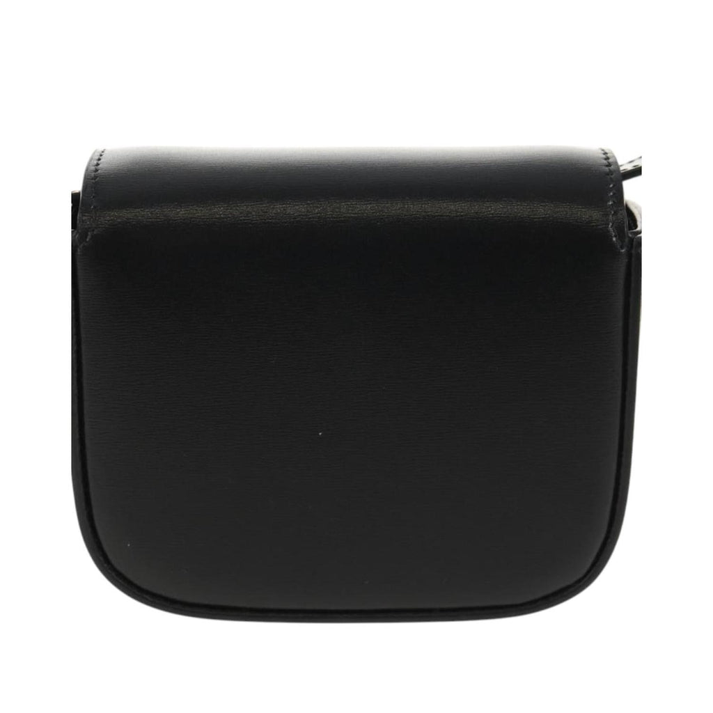 Sac À Main Celine Vintage Triomphe Shoulder Medium Cuir - Noir