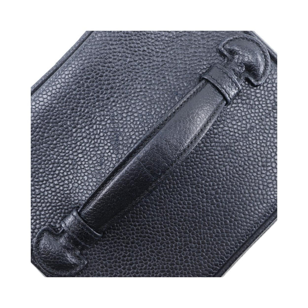 Sac À Main Chanel Vintage Timeless Cosmetic Case Tall Cuir - Noir