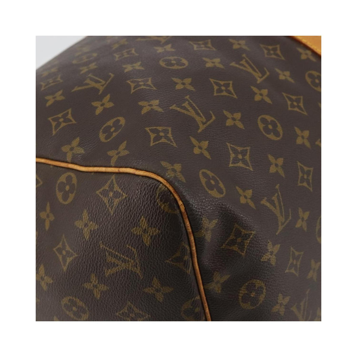 Sac De Voyage Louis Vuitton Keepall Bandoulière 60 Toile - Marron