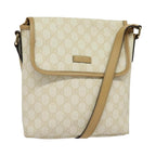 Gucci Flap Messenger GG Lona Revestida Pequeña