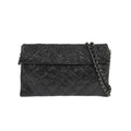 Sac Bandoulière Chanel Chain Flap Small Glitter - Noir