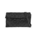 Sac Bandoulière Chanel Chain Flap Small Glitter - Noir