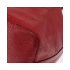 Sac Porté Épaule Louis Vuitton Petit Noe Medium Cuir - Rouge