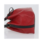 Sac Porté Épaule Louis Vuitton Bicolor Petit Noe Handbag Cuir - Rouge
