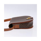 Sac Celine Macadam Shoulder Bag Toile - Marron
