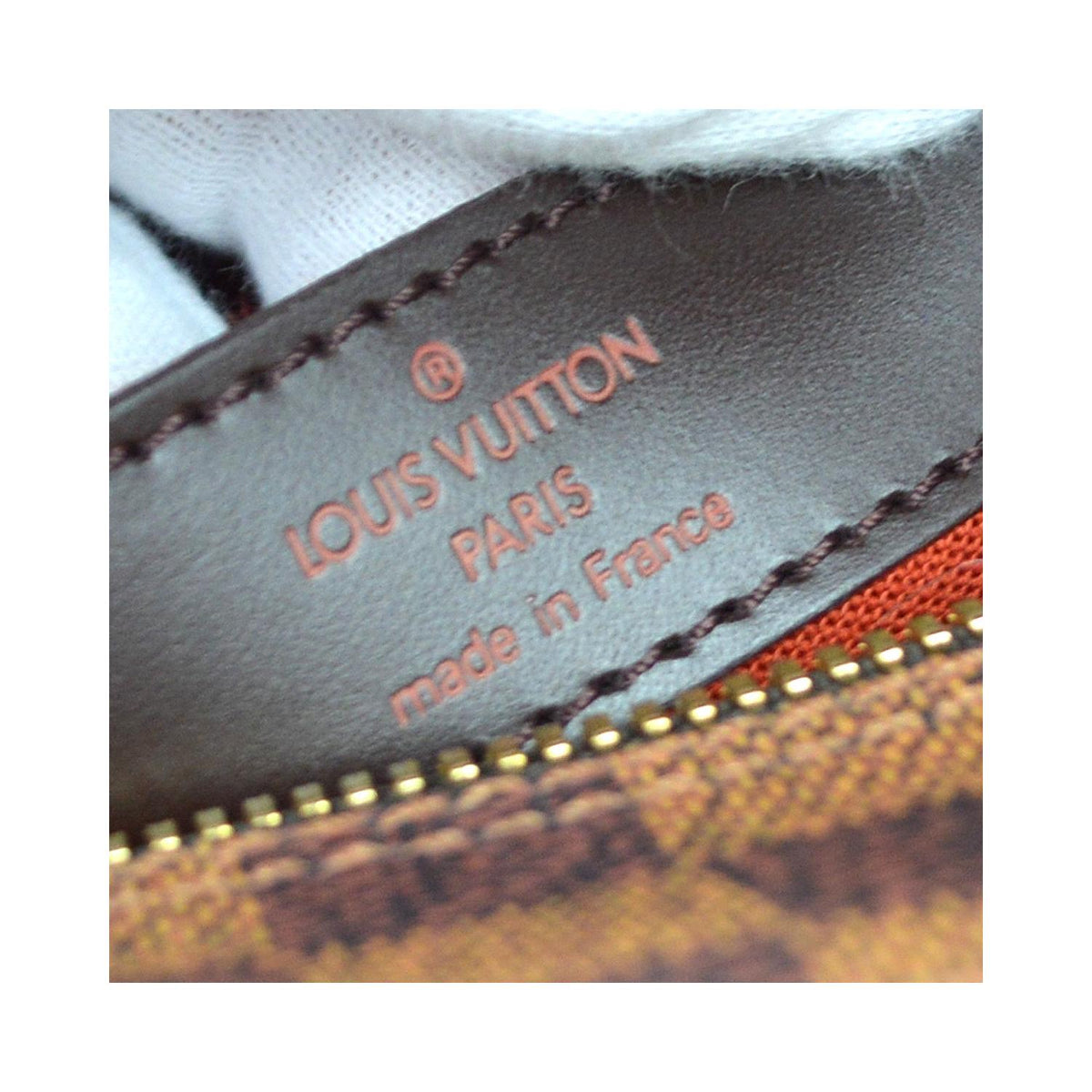 Sac Porté Épaule Louis Vuitton Naviglio Toile - Marron