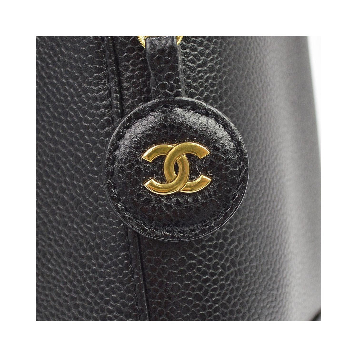 Pochette Chanel Vintage Timeless Vanity Case Small Cuir - Noir