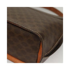 Sac À Main Celine Macadam Handbag Toile - Marron