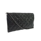 Sac Bandoulière Chanel Chain Flap Small Glitter - Noir
