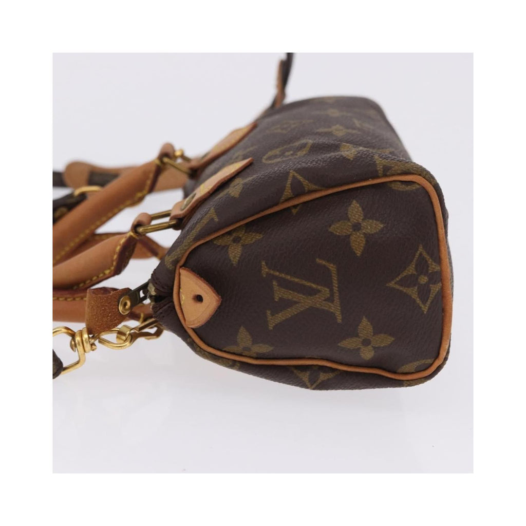 Louis Vuitton Speedy Mini HL Canvas Handbag - Brown